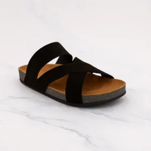 جلد طبيعى كود 3 – اسود  Slipper