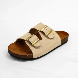 جلد طبيعى كود 6 - بيچ Slipper