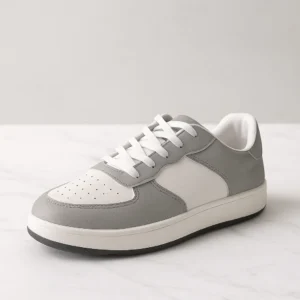 أبيض في رمادي كود 1 Sneaker